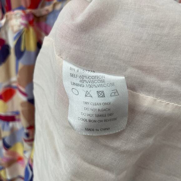 B27 Caballero Anthropologie Dress Womens Small Floral Swiftie Rory Gilmore Style - Picture 3 of 4